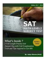 SAT Math Level 2: SAT Mathematics Level 2 Subject Test (5 Complete Test ) 1545577722 Book Cover