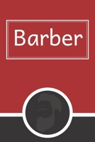 Barber: Appointment Book for Salons, Spas, Hair Stylist, Beauty, Barber, Appointment Book with Times Daily and Hourly Schedule ( Book 15 Minute) 166044666X Book Cover