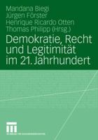 Demokratie, Recht und Legitimität im 21. Jahrhundert 3531152009 Book Cover