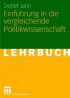 Einführung in die vergleichende Politikwissenschaf 3810038946 Book Cover