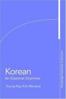 Korean: An Essential Grammar 0415383889 Book Cover