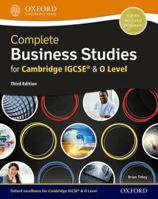 Complete Business Studies for Cambridge IGCSE® and O Level 0198425260 Book Cover