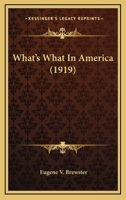 What’s What In America 116428472X Book Cover