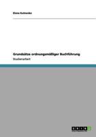 Grundsätze ordnungsmäßiger Buchführung 3656105561 Book Cover
