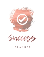 Success Planner: Calendar Year Planner/ Daily, Monthly & Weekly Agenda/ Personal Goal & Gratitude Organizer Book Journal 1660257905 Book Cover