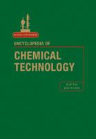 Kirk-Othmer Encyclopedia of Chemical Technology, Encyclopedia of Chemical Technology, Volume 20 0471485039 Book Cover
