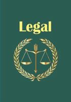 Legal: Lawyer's Notebook 1791674879 Book Cover