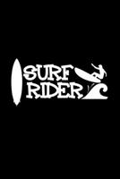 Surf rider: 6x9 Surf lined ruled paper notebook notes 1677310561 Book Cover