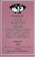 Proceedings of the Boston Area Colloquium in Ancient Philosophy 0819151335 Book Cover