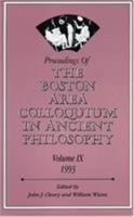 Proceedings of the Boston Area Colloquium in Ancient Philosophy 0819178098 Book Cover