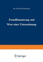 Fremdfinanzierung Und Wert Einer Unternehmung 3663005496 Book Cover