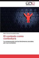El contexto como contextura 3845492627 Book Cover