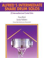 Alfred's Intermediate Snare Drum Solos 0739017764 Book Cover