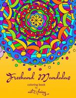 FreeHand Mandalas: A Coloring Book 1543211755 Book Cover