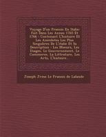 Voyage D'Un Francois En Italie, Fait Dans Les Annees 1765 & 1766 [By J.J. Le Francais de Lalande]. 1017661944 Book Cover