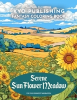 Flower Coloring book Serene SunFlower Meadow: Bask in the Sunshine - 40 High-Quality Illustrations of Sunflowers and Nature's Beauty B0CNX4VTLG Book Cover