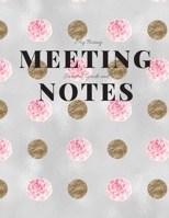 My Boring Meeting Survival Guide and Notes: 8.5x11 Meeting Notebook and Puzzle Book 1086203291 Book Cover