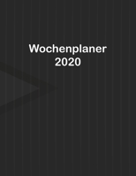 Wochenplaner 2020: Moderner DIN A4 Kalender. Wochen- und Monatsplaner mit Platz für Notizen und To Do Listen. Jahresübersicht mit gesetzlichen ... Design: Dreiecke & Streifen (German Edition) 1709442956 Book Cover