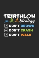 Triathlon Strategy: 6x9 Triathlon - grid - squared paper - notebook - notes 1088896189 Book Cover