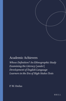 Academic Achievers: Whose Definition? 9460912362 Book Cover