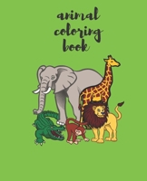 Animal coloring book: for kids ages 2-4 cite writing and coloring book for kids who loves animal;white alphabet coloring book for kids;big activity work book for toddler;preschool paperback B08D4QXDTK Book Cover