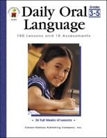 Daily Oral Language Grades 3-5: 180 Lessons and 18 Assessments 0887246478 Book Cover