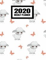 2020 Weekly Planner: January 2020 - December 2020 Calendar Agenda And Daily Schedule - Sheep Farmers Farming Farm Animals (8.5x11) 1708181741 Book Cover