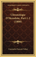 Chronologie D'Herodote, Part 1-2 (1808) 1168116597 Book Cover