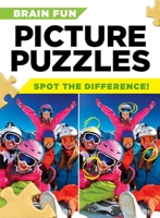 Brain Fun Picture Puzzles: Spot the Differences! 1951274245 Book Cover