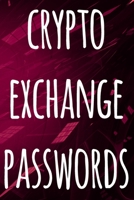 Crypto Exchange Passwords: The perfect way to record your crypto transactions and which exchange they are held on! Ideal gift for anyone you know who trades / invests in cryptocurrency! 1692945874 Book Cover