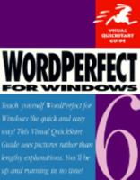 Wordperfect 6.0 for Windows (Visual QuickStart Guide) 1566091098 Book Cover