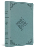 ESV Large Print Compact Bible (Trutone, Paris Sky, Fleur-De-Lis Design) B0H4HKTNJJ Book Cover