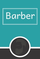 Barber: Appointment Book for Salons, Spas, Hair Stylist, Beauty, Barber, Appointment Book with Times Daily and Hourly Schedule ( Book 15 Minute) 1660443652 Book Cover
