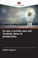 Ce qui n'existe pas est inventé dans la production (French Edition) 6206939162 Book Cover