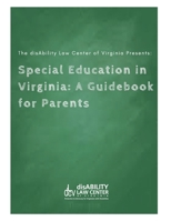 Special Education in Virginia: A Guidebook for Parents B084P8562V Book Cover