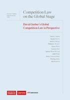 Competition Law on the Global Stage: David Gerber's Global Competition Law in Perspective 1939007208 Book Cover