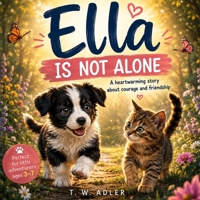 Ella Is Not Alone - Ella meets Billie the curious little cat.: A gentle and heartwarming bedtime story about friendship, courage, and a little puppy named Ella. (Ella - Adventures of a little Dog) B0H2PWT93L Book Cover