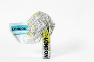 Crumpled City Map-London 889042642X Book Cover