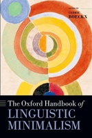 The Oxford Handbook of Linguistic Minimalism 0199549362 Book Cover