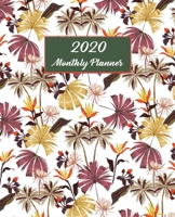 2020 Monthly Planner: Vintage Beautiful Bright Watercolor Floral Calendar 1698456409 Book Cover