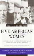 The Voice of the Poet : Five American Women : Gertrude Stein, Edna St. Vincent Millay, H.D., Louise Bogan & Muriel Rukeyser 0375416358 Book Cover