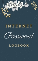 Internet Password Logbook: Alphabetical Password Book. 110 Pages. 5x8 1706550669 Book Cover