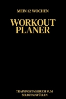 WORKOUT PLANER - 12 WOCHEN - TRAININGSTAGEBUCH ZUM SELBSTAUSFÜLLEN: A5 I B5 I 120 Seiten I Journal I Softcover I MUSKELAUFBAU FETTVERBRENNUNG FITNESSTAGEBUCH (German Edition) 1678965723 Book Cover