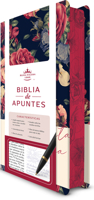 Biblia de Apuntes Rvr 1960 Tapa Dura, Azul Oscuro Con Flores / Spanish Journalling Bible Rvr 1960 Hardcover Dark Blue with Flowers B0DQH1F7WH Book Cover