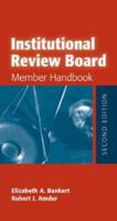 Institutional Review Board Member Handbook 0763741221 Book Cover