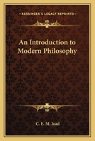 Introduction to Modern Philosophy 0766193942 Book Cover