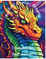 Mystical Realms Dragon Coloring Book: For Adult's and Teen's B0CPBM4X93 Book Cover