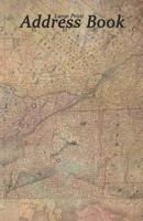 Large Print Address Book: Vintage Map of Canada & Alaska, 5.5 x 8.5 inch, Organize Family, Friends and Contacts in One Convenient Place, Ideal for Canadians 1790777984 Book Cover