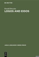 Logos and Eidos 9027915423 Book Cover