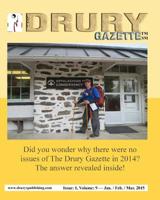 The Drury Gazette Issue 1 Volume 9 Jan. / Feb. / Mar. 2015 1511447982 Book Cover